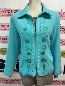 Tan Jay Ultra-Suede Jacket (Size 8P)