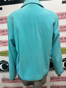 Tan Jay Ultra-Suede Jacket (Size 8P)