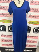 Charger l&#39;image dans la galerie, Royal Blue T-Shirt Dress (Size L)

