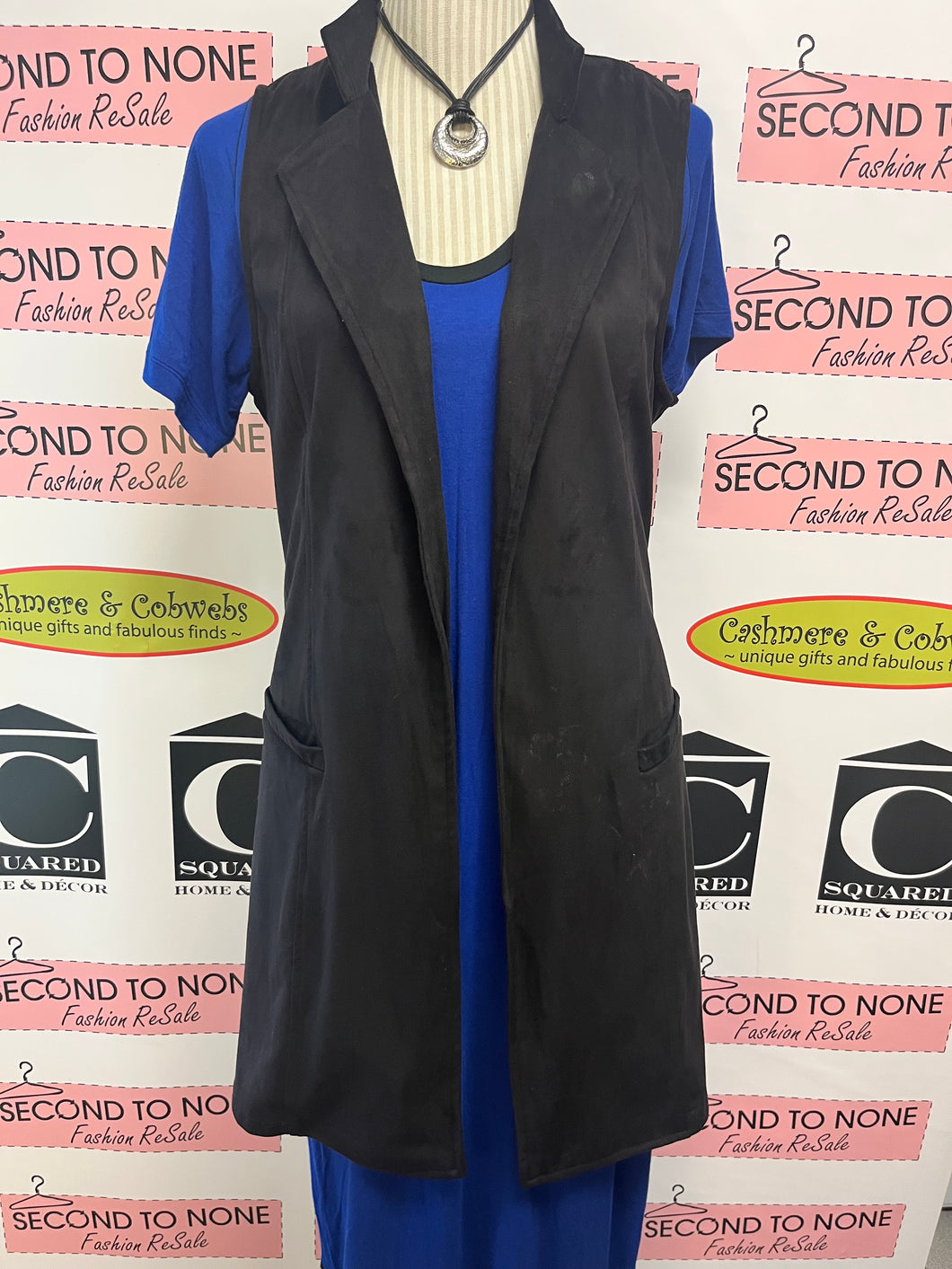 Long Ultra-Suede Vest (Size L)