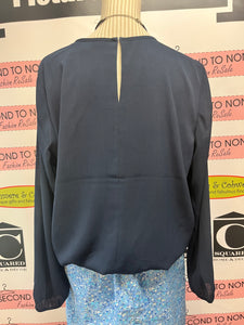 Tommy HIlfiger Elastic-Waist Blouse (Size L)