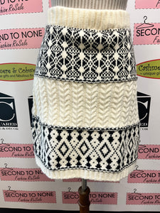 Chunky Knit Skirt (Size L)