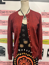Cargar imagen en el visor de la galería, Red Bling-Button Cardigan (Size L)
