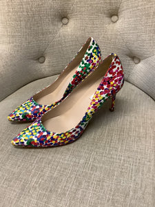 L.K Bennett Floret Pointilist Pumps (Size 39 1/2)