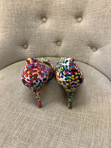 L.K Bennett Floret Pointilist Pumps (Size 39 1/2)