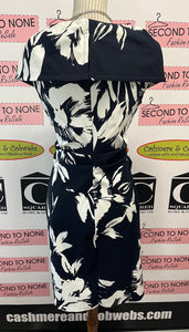 Joseph Ribkoff Zipper Front Floral Dress (Size 12)
