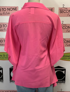 Vintage Pink Silk Top (XS)