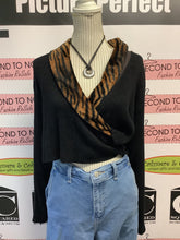 Load image into Gallery viewer, Vintage Santos Tiger Surplice Top (Sized M)
