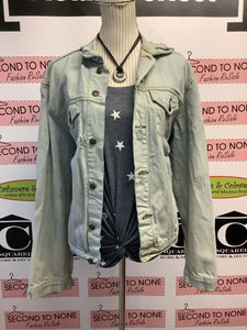 Campus Crew Lightwash Denim Jacket (Size L)