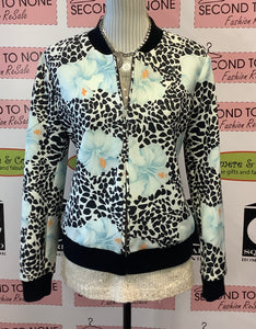 Hibiscus Print Jacket (L)