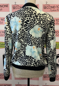 Hibiscus Print Jacket (L)