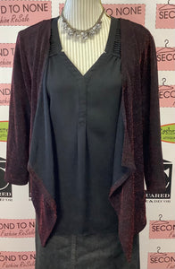 Red Sparkle Diamond Cardi (L)