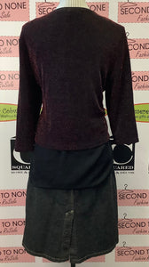 Red Sparkle Diamond Cardi (L)