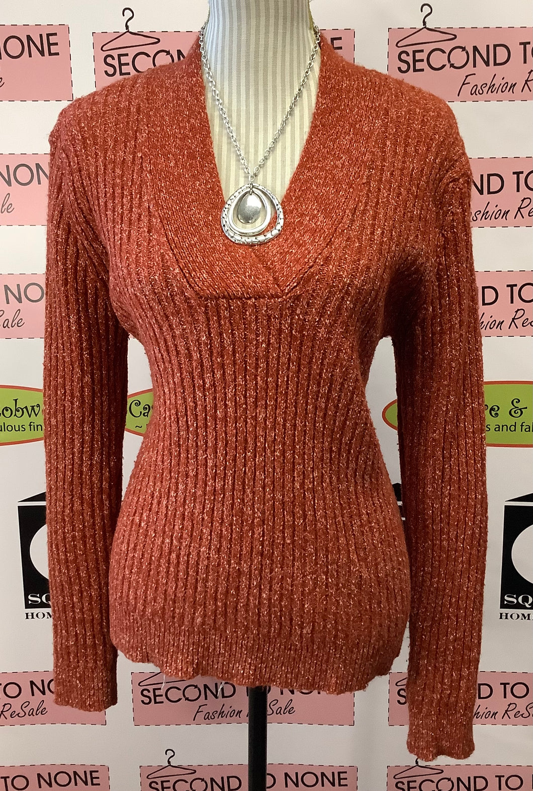 Rustic Orange Sweater (XL)