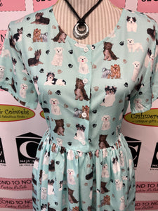 NWT Dog Print Dress (Size L)