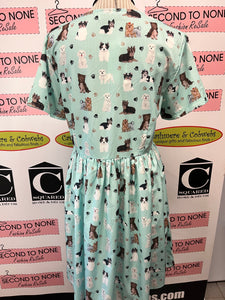 NWT Dog Print Dress (Size L)