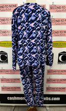 Cargar imagen en el visor de la galería, Kensie Navy &amp; Pink Bold Print Lounge Set (Size L)
