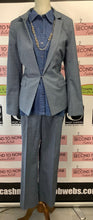 Load image into Gallery viewer, Le Chateau 2 PC Blue Blazer Set (Size L)

