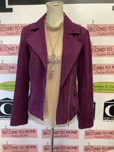 Charger l'image dans la galerie, Conrad C Plum Faux Suede Jacket (Size 10)
