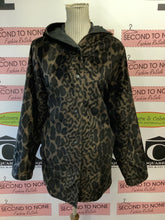 Load image into Gallery viewer, Reversible Leopard Print Coat (Size L/XL)
