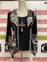 Cargar imagen en el visor de la galería, NWT Joseph Ribkoff Abstract Cardigan (Size 6)
