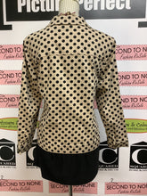 Charger l'image dans la galerie, Christopher and Banks Tan Polka Dot Jacket (Size M)
