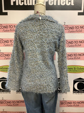 Load image into Gallery viewer, Cartise Fuzzy Blue Cowl Neck (Size S)
