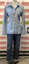 Load image into Gallery viewer, Tommy Hilfiger Soft Denim Button Up Top (Size L)
