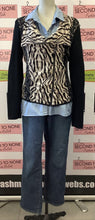 Load image into Gallery viewer, Printed Knit Cardi (Size L)
