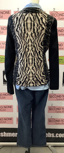 Printed Knit Cardi (Size L)