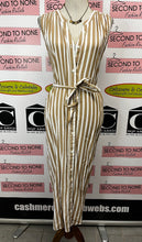 Cargar imagen en el visor de la galería, Striped Button Down Midi Dress (Size XL)

