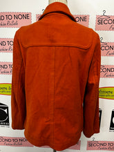 Cargar imagen en el visor de la galería, GAP Orange Wool Toggle Button Coat (Size M)
