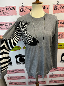 Zebra Dramatic Sweater