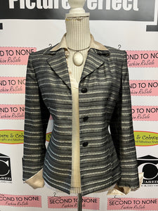 Metallic Embroidered Jacket (Size 8P)