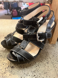 Coach Platform Strappy Heels (Size 9)