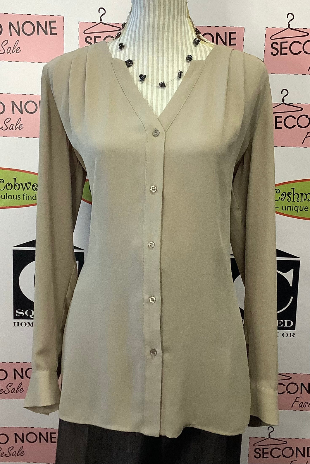 Taupe Luxury Top (Size 12)