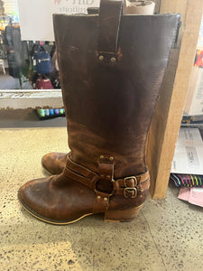 CAT Brand Distressed Cowboy Boots (Size 10)