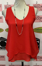 Load image into Gallery viewer, Red Sheer Layer Top (Size S)
