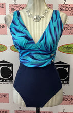 Load image into Gallery viewer, Christina Ocean Wave Swimsuit + FREE Wrap (Size 10)
