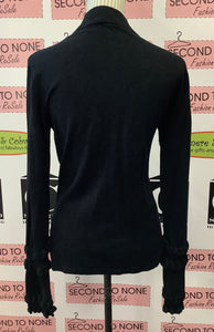 Open Neck Knitted Top (Size M)