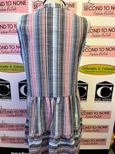 Charger l&#39;image dans la galerie, Cotton-Blend Striped Chambray Sleeveless Dress
