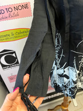 Load image into Gallery viewer, Black &amp; White Linen-Look Tunic Top
