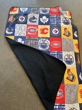 Load image into Gallery viewer, Hockey Lovers Quilt/Throw
