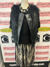 Load image into Gallery viewer, Faux Fur/Faux Leather Vest (Size XL)
