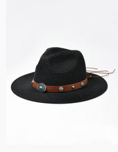 Load image into Gallery viewer, Western Inspired Fedora-Style Sunhat (2 Colors)
