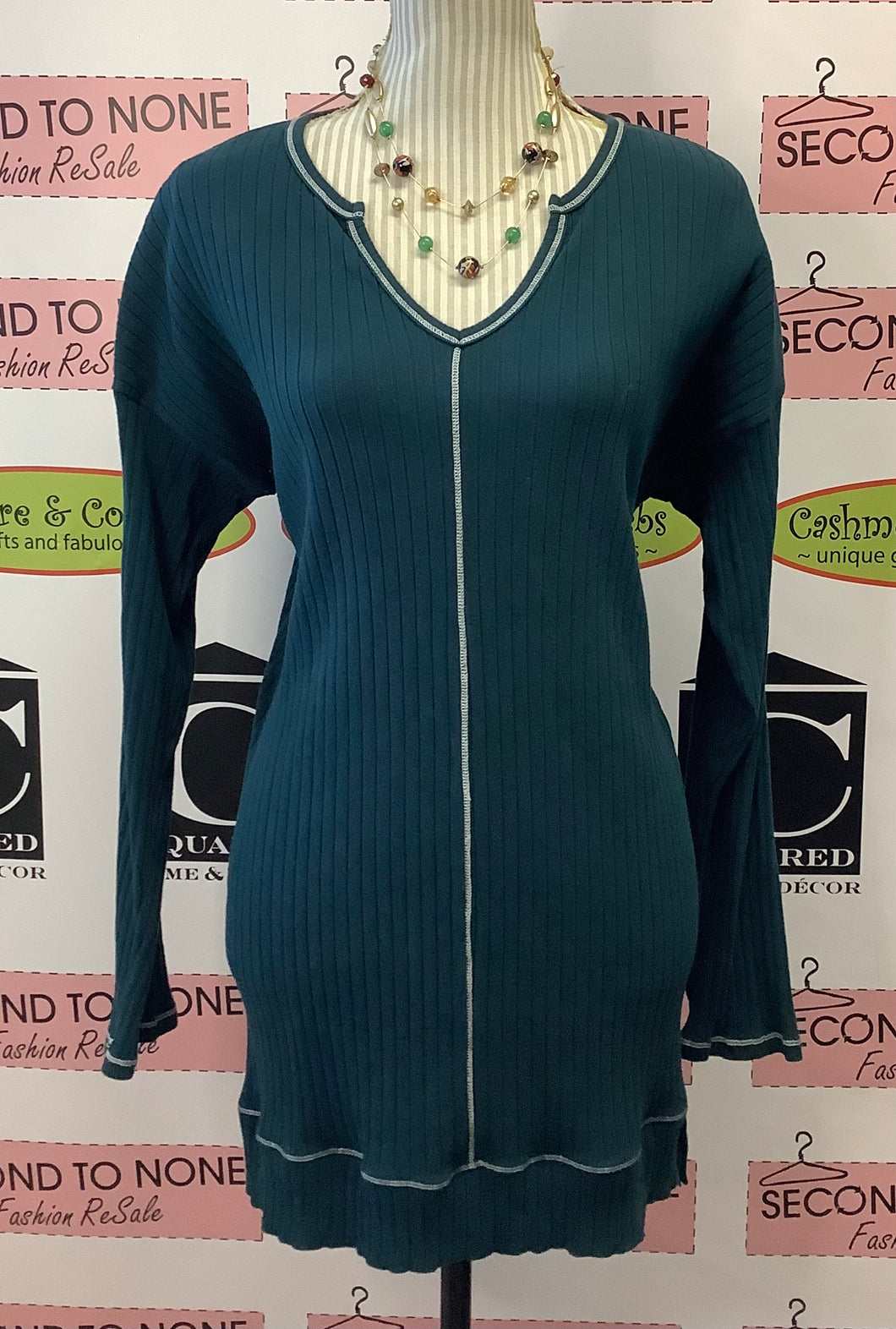 Teal Tunic Top (Size L/XL)