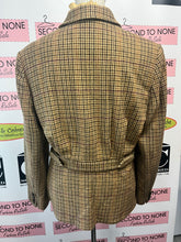 Charger l&#39;image dans la galerie, Ralph Lauren Wool Brown Houndstooth Riding Jacket (Size M)
