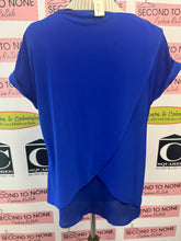 Charger l&#39;image dans la galerie, Joseph Ribkoff Royal Blue Short Sleeve Top (Size 14)
