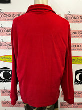 Cargar imagen en el visor de la galería, Polo Ralph Lauren Red Quarter Zip Sweater (Size L)
