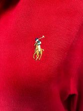 Cargar imagen en el visor de la galería, Polo Ralph Lauren Red Quarter Zip Sweater (Size L)
